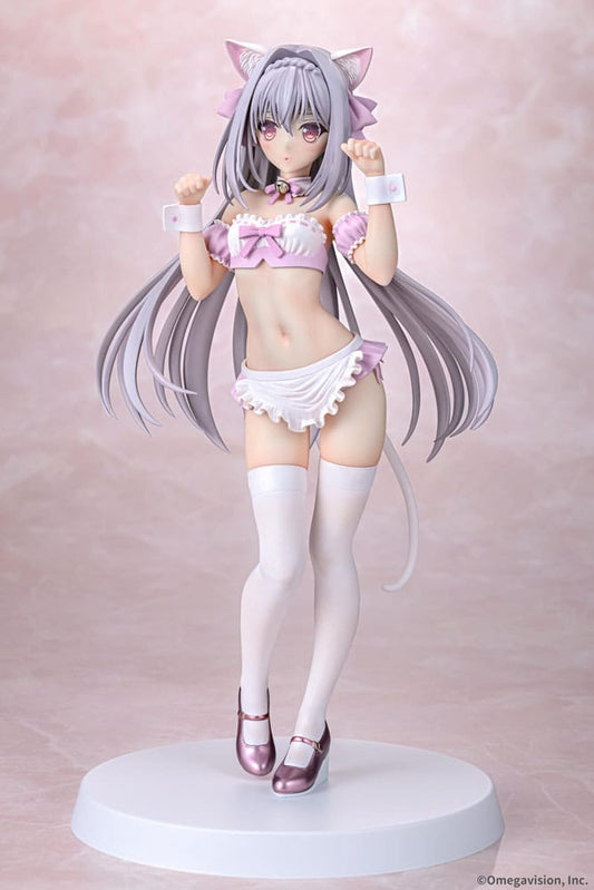 Tsuki ni Yorisou Otome no Sahou PVC Statue 1/6 Luna Sakurakouji Cat Maid Sakura Color Ver. 26 cm 4580001942661