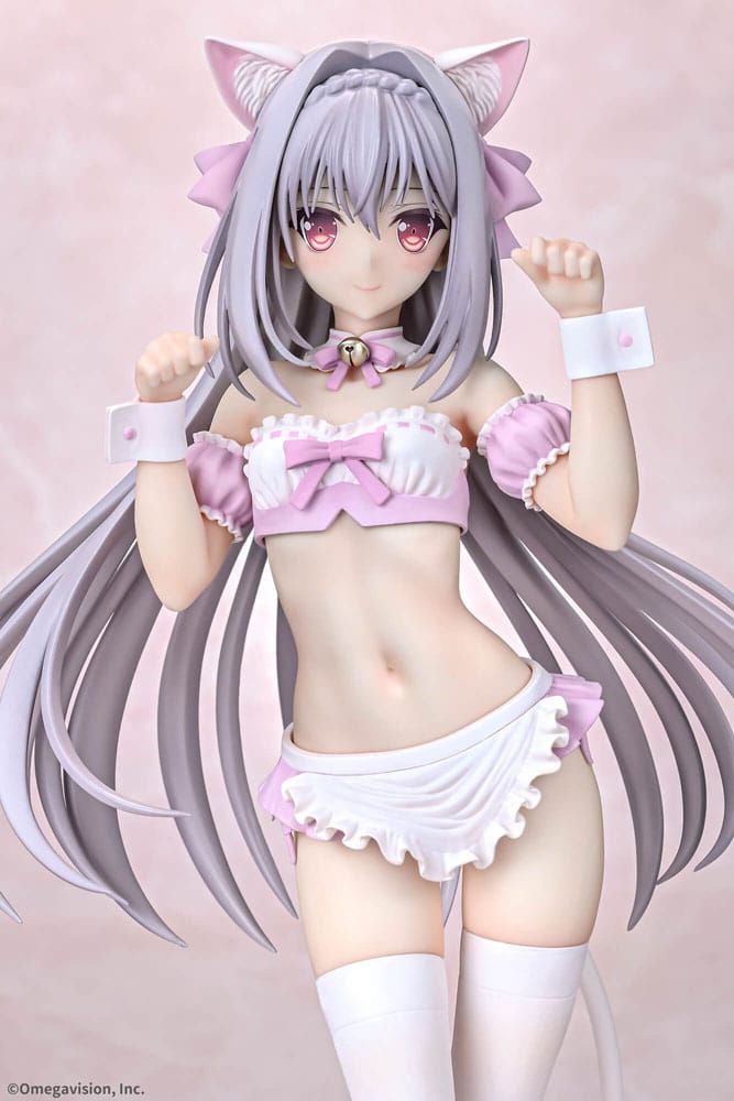 Tsuki ni Yorisou Otome no Sahou PVC Statue 1/6 Luna Sakurakouji Cat Maid Sakura Color Ver. 26 cm 4580001942661