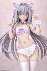 Tsuki ni Yorisou Otome no Sahou PVC Statue 1/6 Luna Sakurakouji Cat Maid Sakura Color Ver. 26 cm 4580001942661