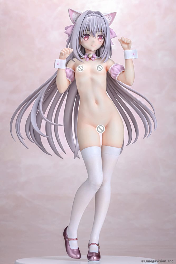 Tsuki ni Yorisou Otome no Sahou PVC Statue 1/6 Luna Sakurakouji Cat Maid Sakura Color Ver. 26 cm 4580001942661