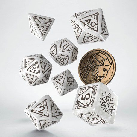 The Witcher Dice Set Geralt The White Wolf (7 5907699496105