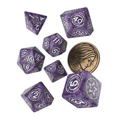 The Witcher Dice Set Yennefer Lilac and Goose 5907699496051