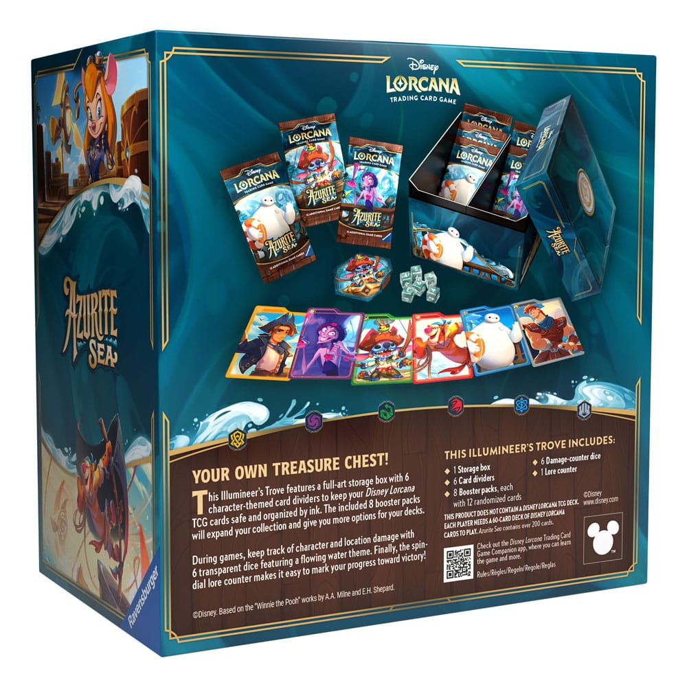 Disney Lorcana TCG Azurite Sea llumineer's Trove *English Edition* 4050368984326