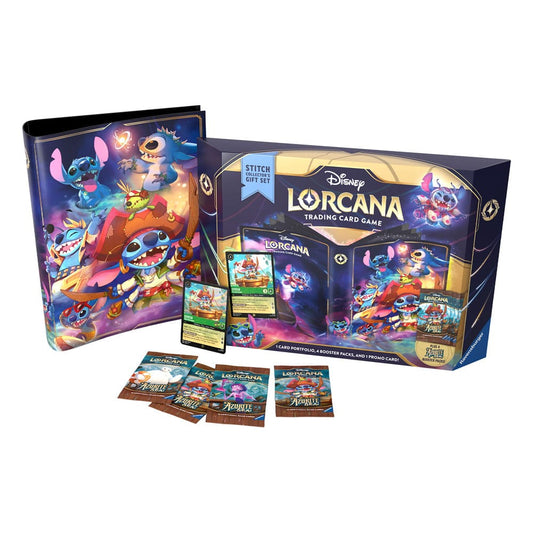 Disney Lorcana TCG Azurite Sea Gift Set Stitch  *English Edition* 4050368984357