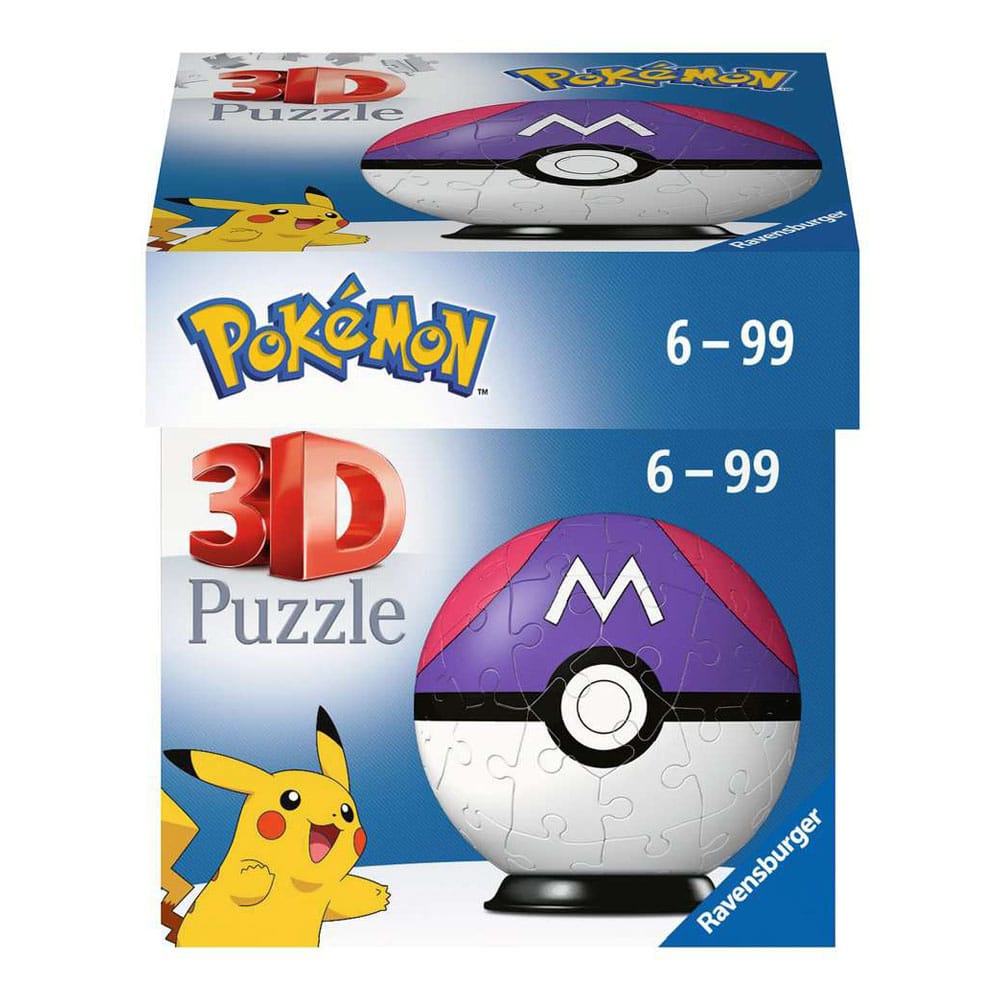 Pokémon 3D Puzzle Pokéballs: Master Ball (55 pieces) 4005556115648