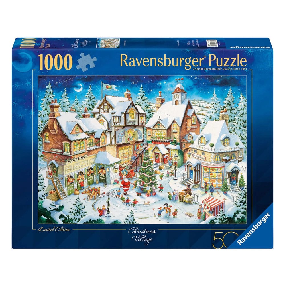 Original Ravensburger Quality Jigsaw Puzzle Christmas Village Limited Edition (1000 pieces) 4005555012719