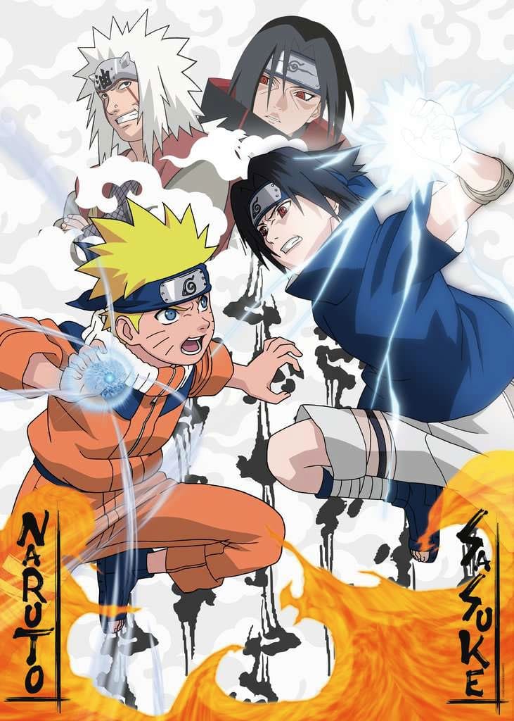 Naruto Jigsaw Puzzle Naruto vs. Sasuke (1000 pieces) 4005555006275