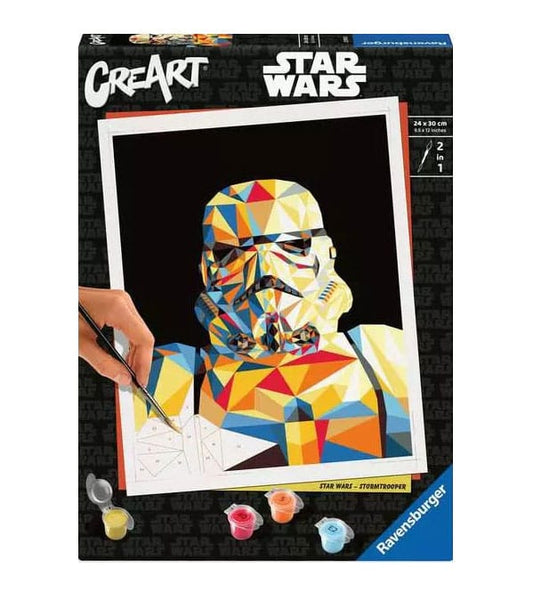 Star Wars CreArt Paint by Numbers Painting Set Stormtrooper 24 x 30 cm 4005556238958