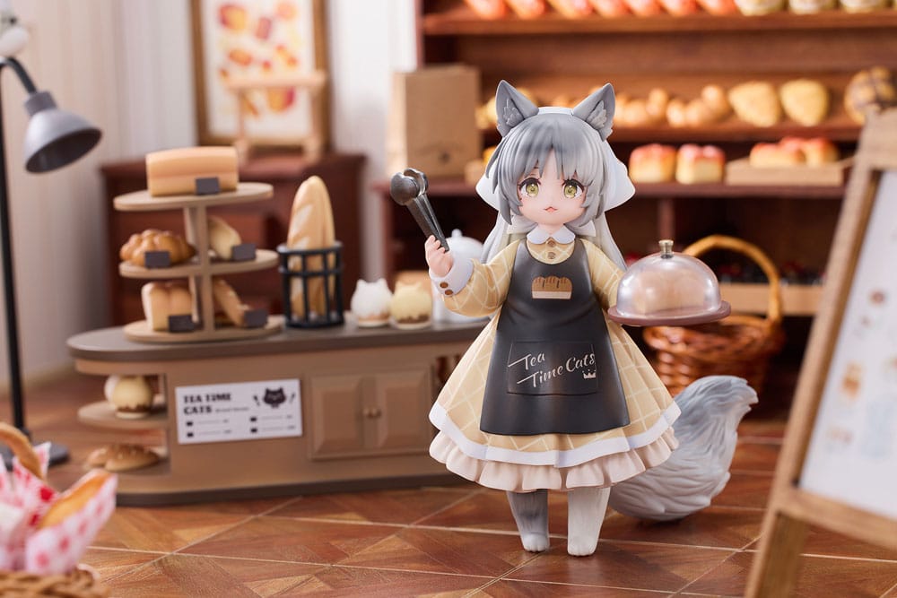 Decorated Life Collection PVC Statue Tea Time Cats - Cat Town Bakery Staff & Customer Set 12 cm 6972228190617