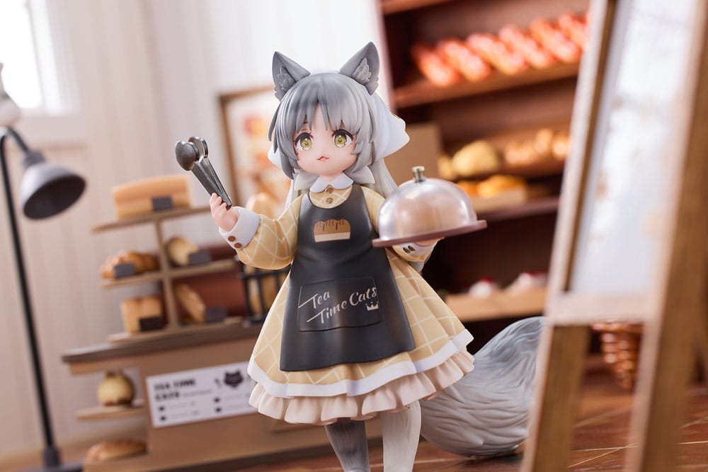 Decorated Life Collection PVC Statue Tea Time Cats - Cat Town Bakery Staff & Customer Set 12 cm 6972228190617