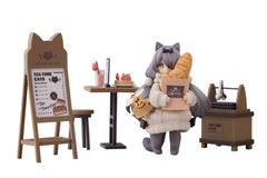 Decorated Life Collection PVC Statue Tea Time Cats - Cat Town Bakery Staff & Customer Set 12 cm 6972228190617