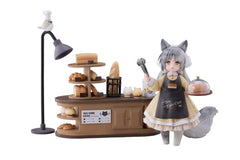 Decorated Life Collection PVC Statue Tea Time Cats - Cat Town Bakery Staff & Customer Set 12 cm 6972228190617