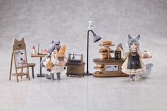 Decorated Life Collection PVC Statue Tea Time Cats - Cat Town Bakery Staff & Customer Set 12 cm 6972228190617