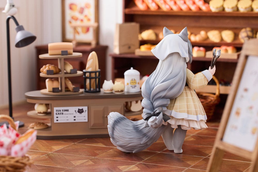 Decorated Life Collection PVC Statue Tea Time Cats - Cat Town Bakery Staff & Customer Set 12 cm 6972228190617