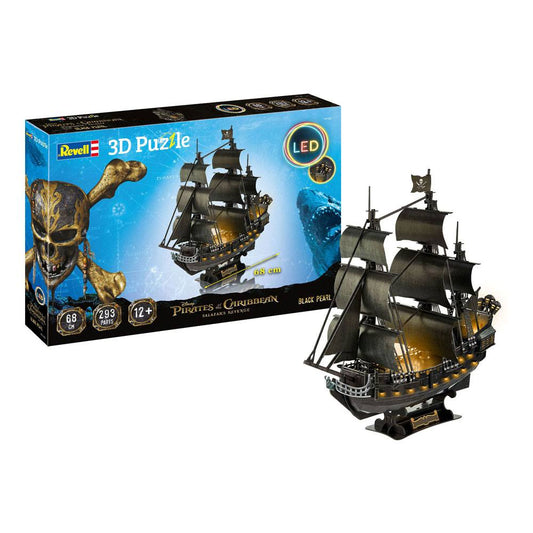 Pirates of the Caribbean: Dead Men Tell No Tales 3D Puzzle Black Pearl LED Edition 4009803001555