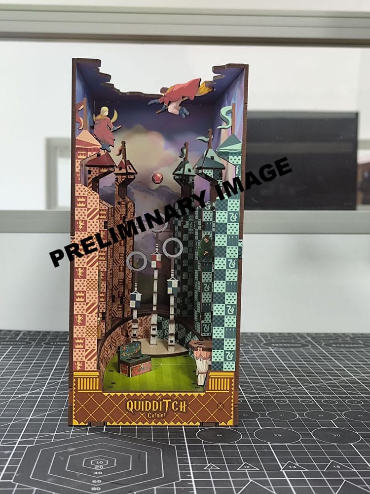 Harry Potter Tiny Adventures Book Nook Mini Diorama Quidditch Pitch 23 cm 4009803005324