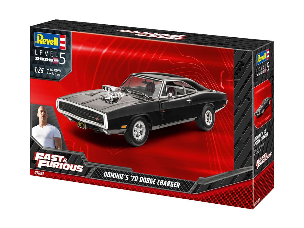 The Fast & Furious Model Kit Dominics 1970 Dodge Charger 4009803076935