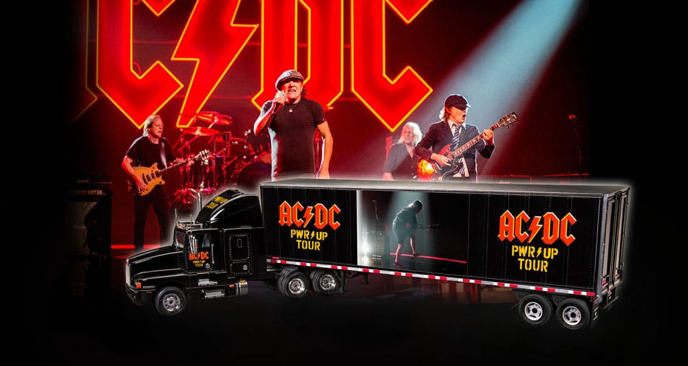 AC/DC Model Kit Gift Set Tour Truck & Trailer 55 cm 4009803007731