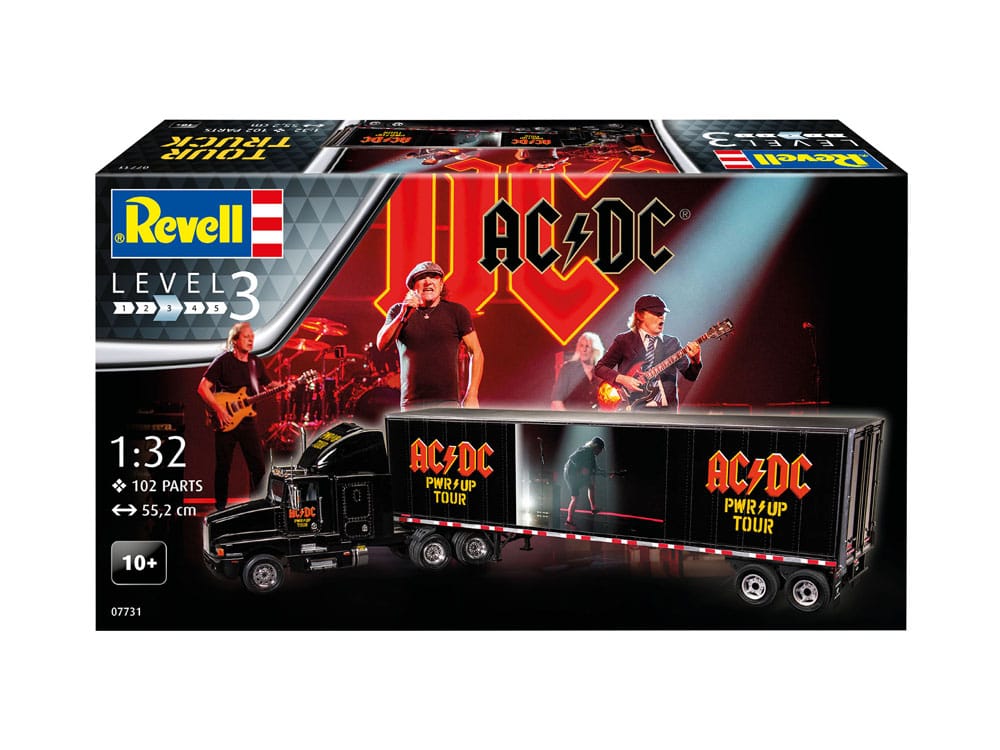 AC/DC Model Kit Gift Set Tour Truck & Trailer 55 cm 4009803007731