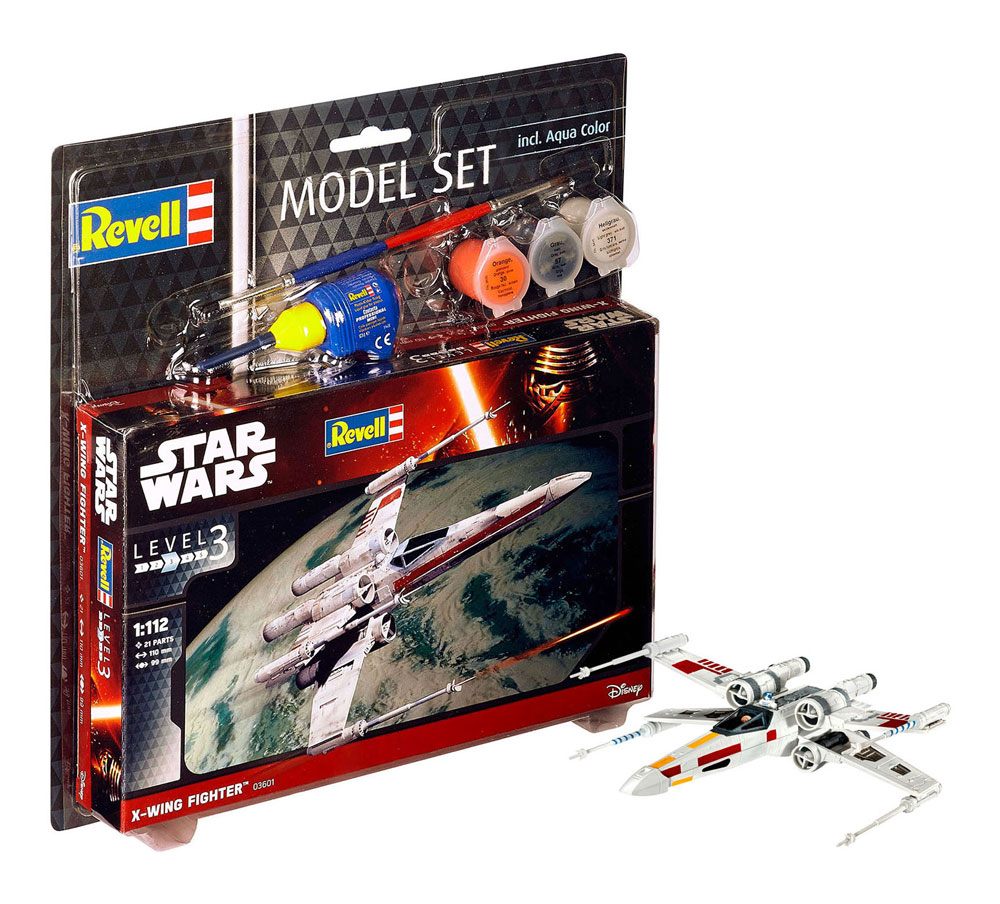 Star Wars Model Kit 1/112 Model Set X-Wing Fighter 11 cm 4009803636016