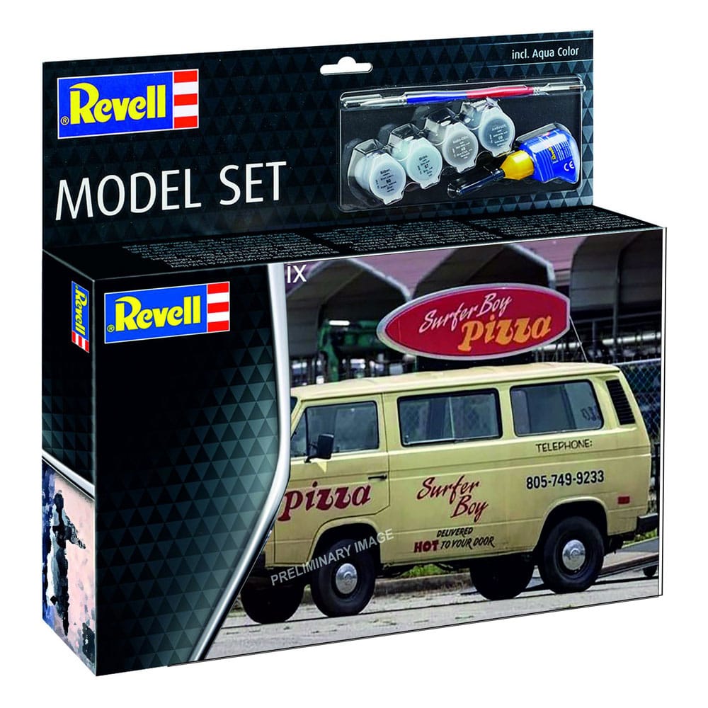 Stranger Things Model Kit Set 1/25 VW T3 Bus Surfer Boy 19 cm 4009803167725