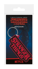 Stranger Things Rubber Keychain Logo 6 cm 5050293388861