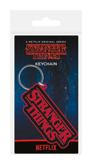 Stranger Things Rubber Keychain Logo 6 Cm - Amuzzi
