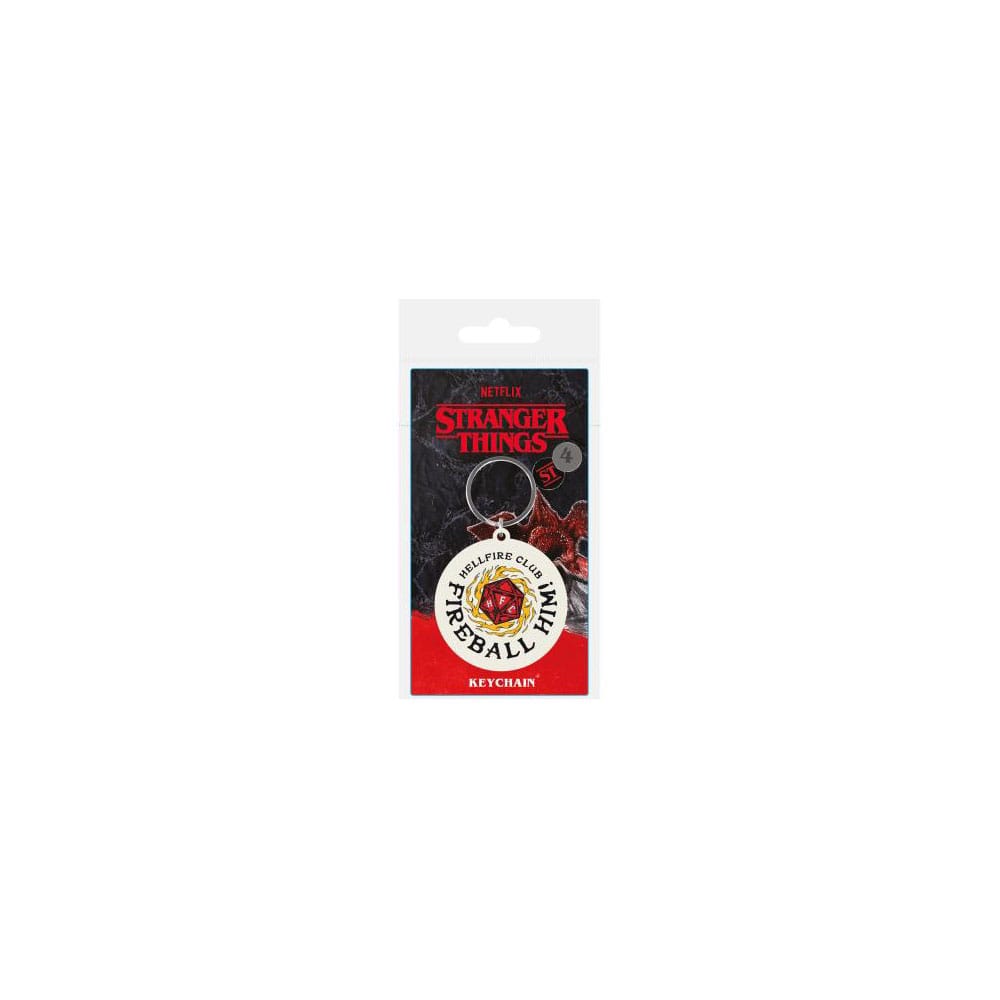 Stranger Things 4 Rubber Keychain Fireball Him 6 cm 5050293394350