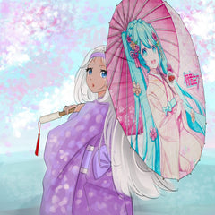 Hatsune Miku Paper-Parasol Miku 8720828183427