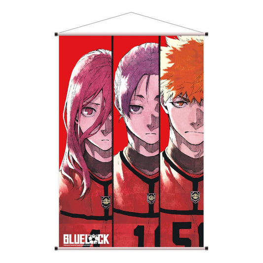 Blue Lock Wallscroll Team Red 60 x 90 cm 8720828183694