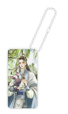 Grandmaster of Demonic Cultivation Summer Season Series Acrylic Domino Keychain Lan Wangji 6 cm 6941899601333