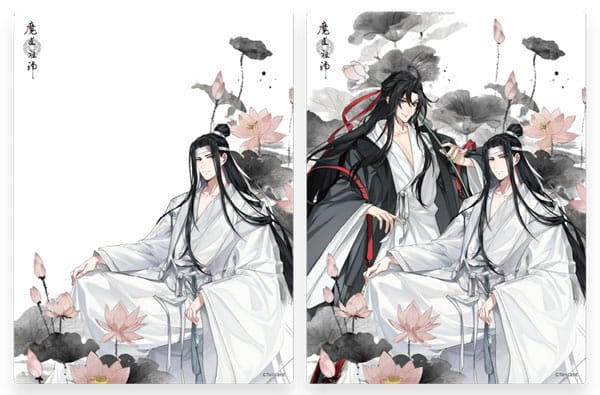 Grandmaster of Demonic Cultivation 3D Lenticular Card Wei Wuxian & Lan Wangji 12 x 16 cm 6941899606956