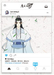 Grandmaster of Demonic Cultivation Acrylic Photo Holder Lan Wangji 6972751610798