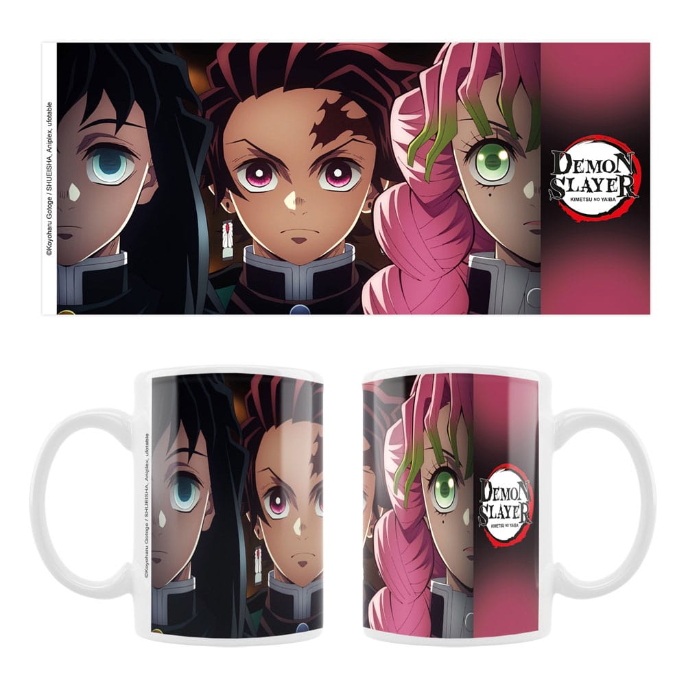 Demon Slayer: Kimetsu no Yaiba Ceramic Mug Tanjiro, Mitsuri, Muichiro 8721126700897