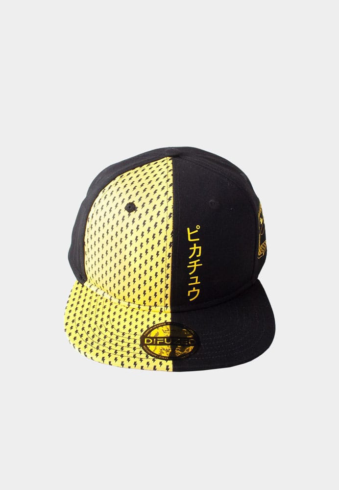 Pokemon Snapback Cap Block Pikachu 8718526111538