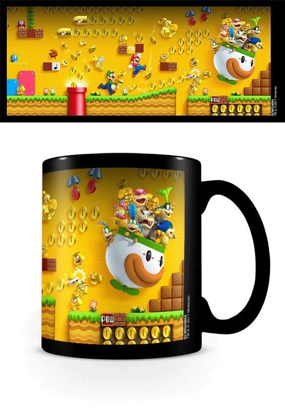 Super Mario Bros. Heat Changing Mug Gold Coin Rush 5050574248549