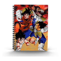 Dragon Ball Notebook with 3D-Effect Goku vs Vegeta 8435450261947