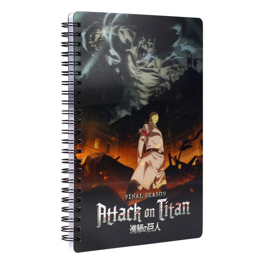 Attack on Titan Notebook with 3D-Effect Titan 8435450260186