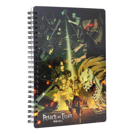 Attack on Titan Notebook with 3D-Effect Struggle 8435450260193