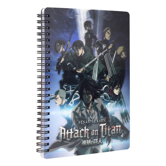 Attack on Titan Notebook with 3D-Effect Group 8435450260209