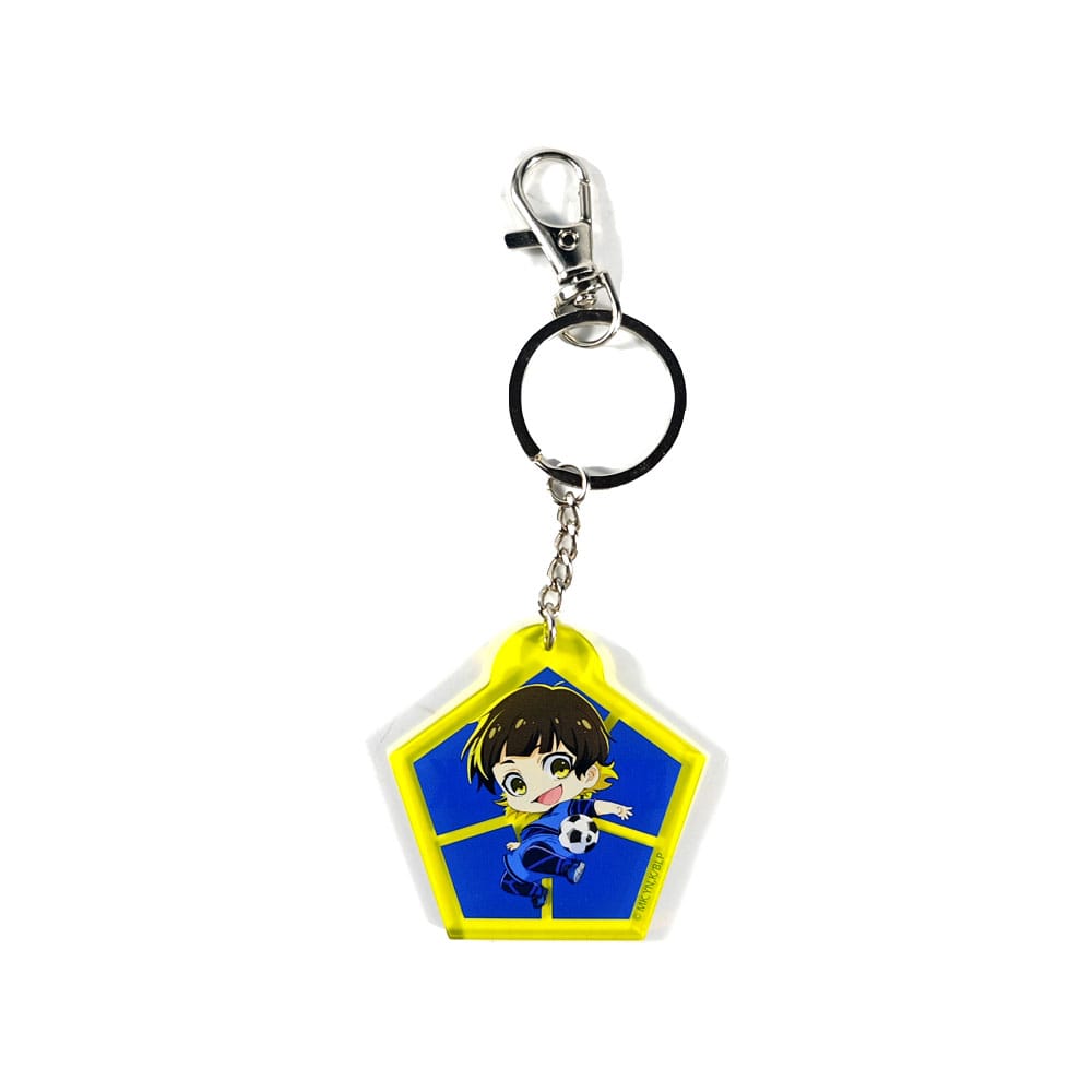 Blue Lock Acrylic Keychain Meguru Rachira Chibi Style 5 cm 8435450261022