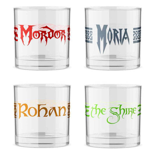 Lord of the Rings Shotglass 4-Pack 8435450252822