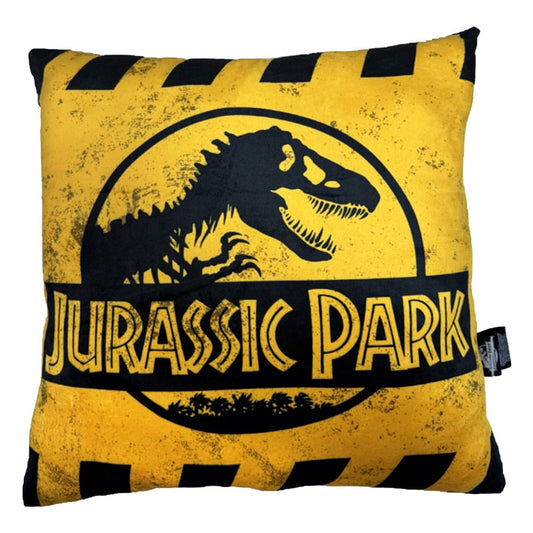 Jurassic Park Pillow Caution Logo 45 cm 8435450262463