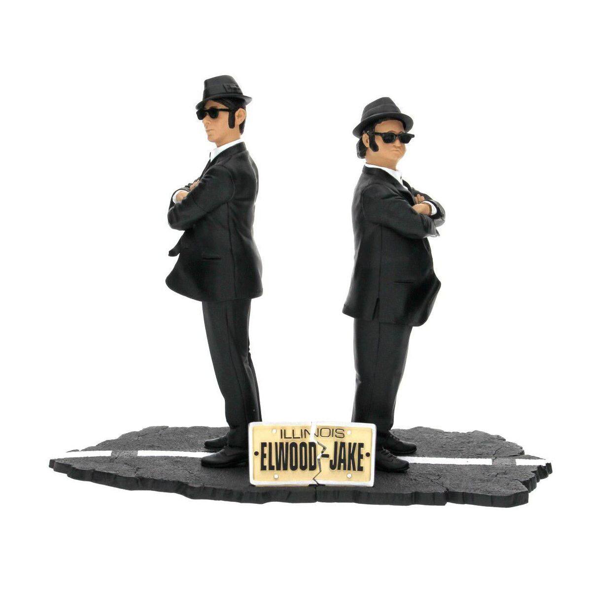 Blues Brothers Movie Icons Statue 2-Pack Jake & Elwood 18 cm 8436546890744