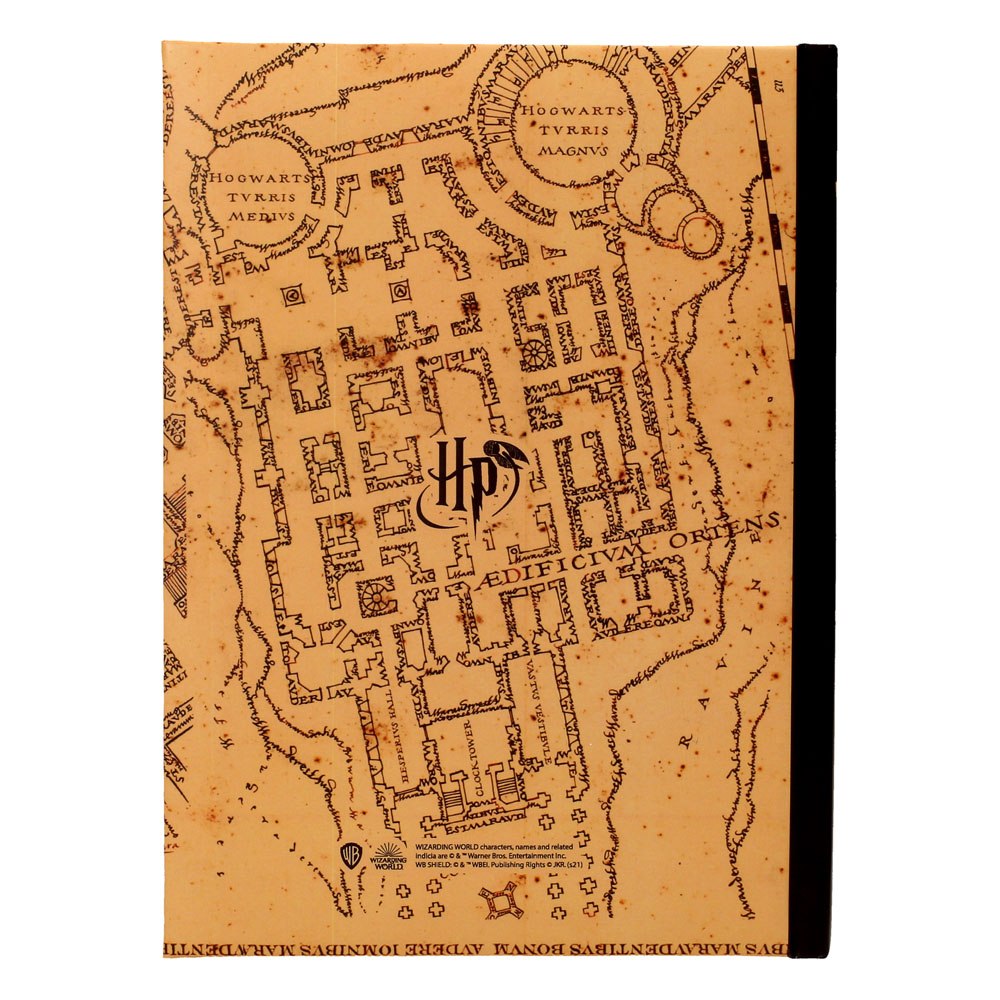 Harry Potter Notebook with Light Marauder's Map 8435450232640