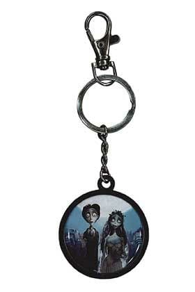 Corpse Bride Metal Keychain Couple & Logo 8435450263330