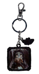 Corpse Bride Metal Keychain Flowers 8435450263361