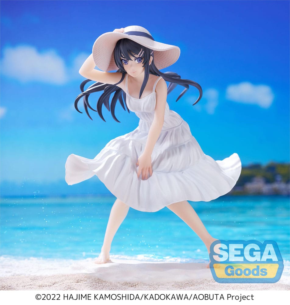 Rascal Does Not Dream of a Bunny Girl Senpai Luminasta PVC Statue Mai Sakurajima Summer Dress 17 cm 4570001512865