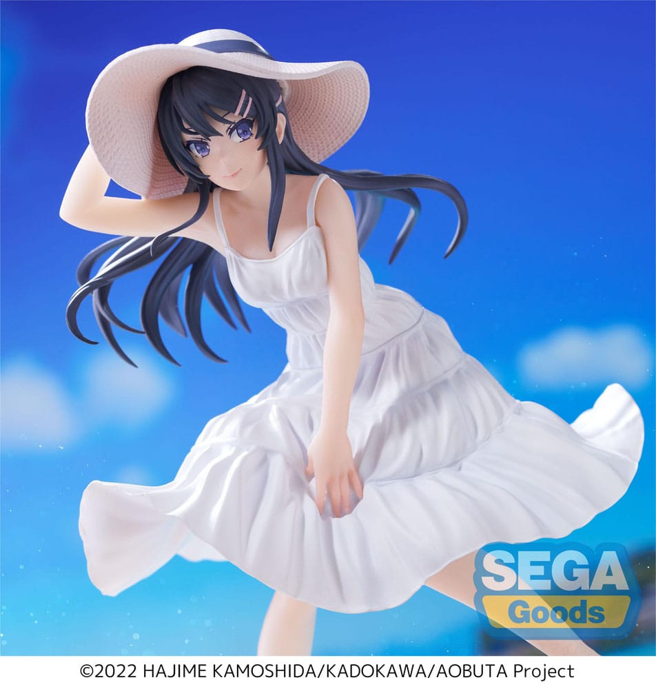 Rascal Does Not Dream of a Bunny Girl Senpai Luminasta PVC Statue Mai Sakurajima Summer Dress 17 cm 4570001512865