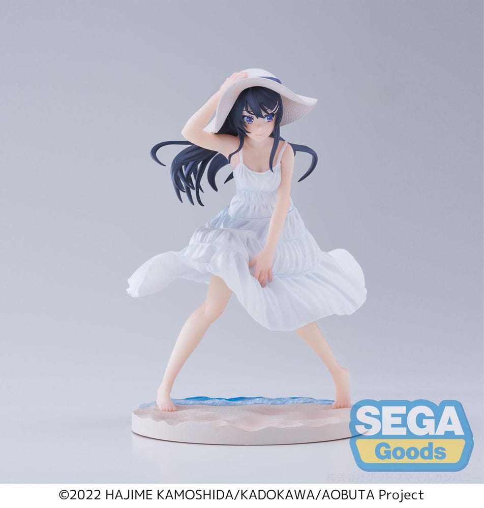 Rascal Does Not Dream of a Bunny Girl Senpai Luminasta PVC Statue Mai Sakurajima Summer Dress 17 cm 4570001512865